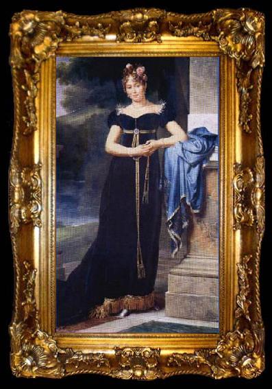 framed  Francois Pascal Simon Gerard Portrait of Countess Maria Walewska, ta009-2